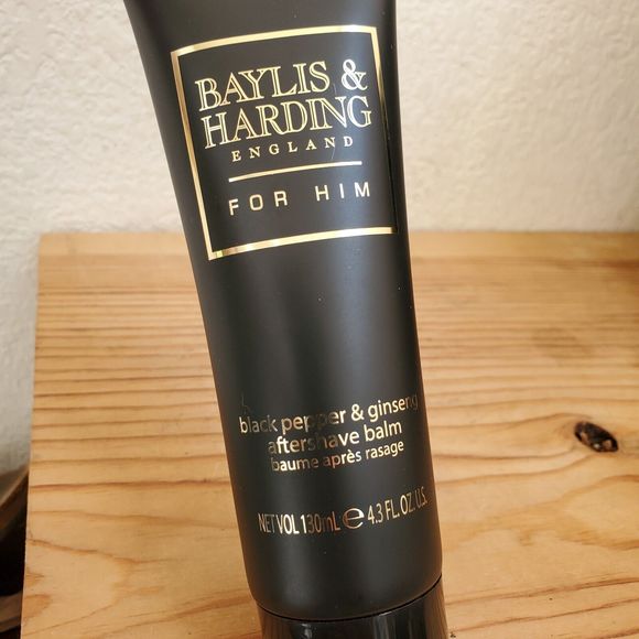 Baylis & Harding England For Him Men’s Black Pepper Ginseng Aftershave Balm 4 oz - Picture 2 of 7